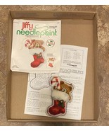 Sunset Designs Jiffy Needlepoint 3D Ornament - #5001 Jingles in a Stocki... - €12,98 EUR