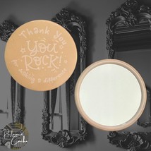 You Rock! Round Circle Compact Mirror  - $74.73 MXN