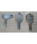 Vintage Used Forklift Keys - Clark, Pollak Lightning, Lucas - Lot of 3 - $27.40