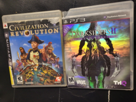 Lot Of 2: Darksiders 2 Limited Ed.+ Civilization Revolution (PS3) /BAD Case - $6.92