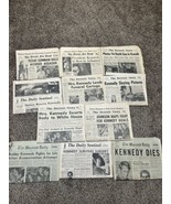 Kennedy Assassinations Newspapers Detroit - 1968 1963 - JFK RFK Oswald -... - $97.96