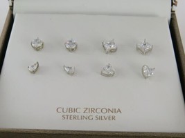 Giani Bernini 4-Pc. Set Cubic Zirconia Stud Earrings  - £30.59 GBP