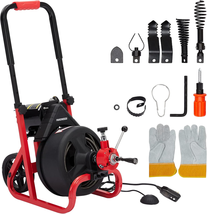 Auto-Feed Electric Drain Auger Professional for 2 to 4 Inch Pipes, with ... - $11,110.97 MXN
