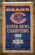 Chicago Bears Super Bowl Championship Flag 3x5 ft Vertical Banner Man-Cave - $18.99