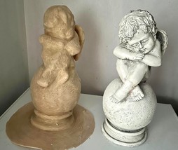 Latex Mould/Mold To Make This Cherub Sitting On A Globe. - $34.55