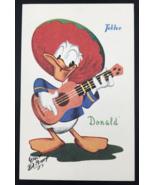 Vintage 1950s Walt Disney Tobler Chocolates Donald Duck Sombrero Postcar... - £16.83 GBP