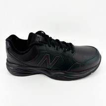 New Balance 411 Triple Black Mens Comfort Walking Shoes Sneakers MA411LK1 - £48.18 GBP