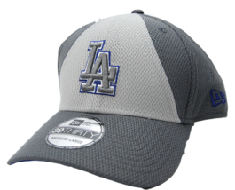 Los Angeles LA Dodgers New Era 39Thirty MLB Baseball Double Play Stretch Fit Cap - £16.33 GBP