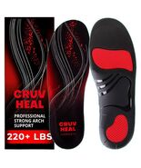 Insoles for Shoes Work Boots Plantar Fasciitis Relief High Arch Orthotic... - €45,11 EUR