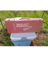 Vtg Metal Milwaukee Heavy Duty Sawzall Tool Box ,Storage Case ONLY - £21.79 GBP
