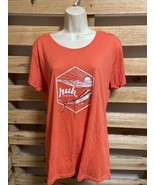 NWOT Huk Swordfish Coral T-Shirt Woman&#39;s Size XL KG JD - £10.95 GBP