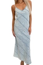 Mustard Seed denim maxi dress in Light Wash - size S - £33.73 GBP