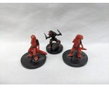 Lot Of (3) *2 Damaged* D&amp;D Firenewt And Flamescorched Koblod Miniatures - £7.00 GBP