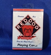 Vintage RED DOG Premium Beer Playing Cards Bulldog Brewery Advertising NEW Hoyle - $14.01