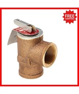 Bronze 30 PSI Safety Relief Valve for Boilers - 3/4&quot; Inlet/Outlet ASME C... - $880.88 MXN