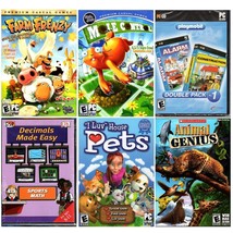 6 Pc Kids Games Lot #3 - All Factory Sealed! - $17.98