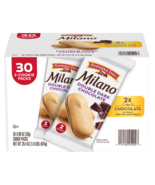 Milano Cookies Double Dark Chocolate, 30 packs x 0.98 Ounce, 29.4 oz (1.... - $29.95