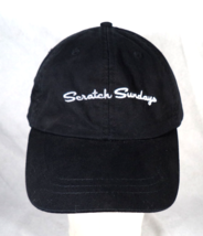 &quot;Scratch Sundays&quot; Adams Cool Crown Baseball Ball Cap Hat Adjustable Blac... - $287.34 MXN