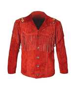 Bonned Suede Leather Jacket - $3,322.14 MXN