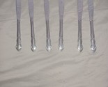 Imperial Stainless Flatware 6 Pieces Fleurette Dinner Knives Korea - $12.99