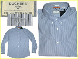 DOCKERS Camisa Hombre 2XL Europea  / XL US !PRECIO DE SALDO¡ DO03 T1G - £31.45 GBP