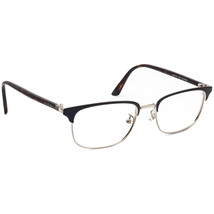 Gucci Eyeglasses GG0131O 003 Midnight Blue &amp; Silver/Havana Frame Italy 5... - $199.99