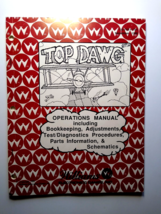 Top Dawg Shuffle Bowling Alley Arcade Manual Original Service Repair 1988 - £28.21 GBP