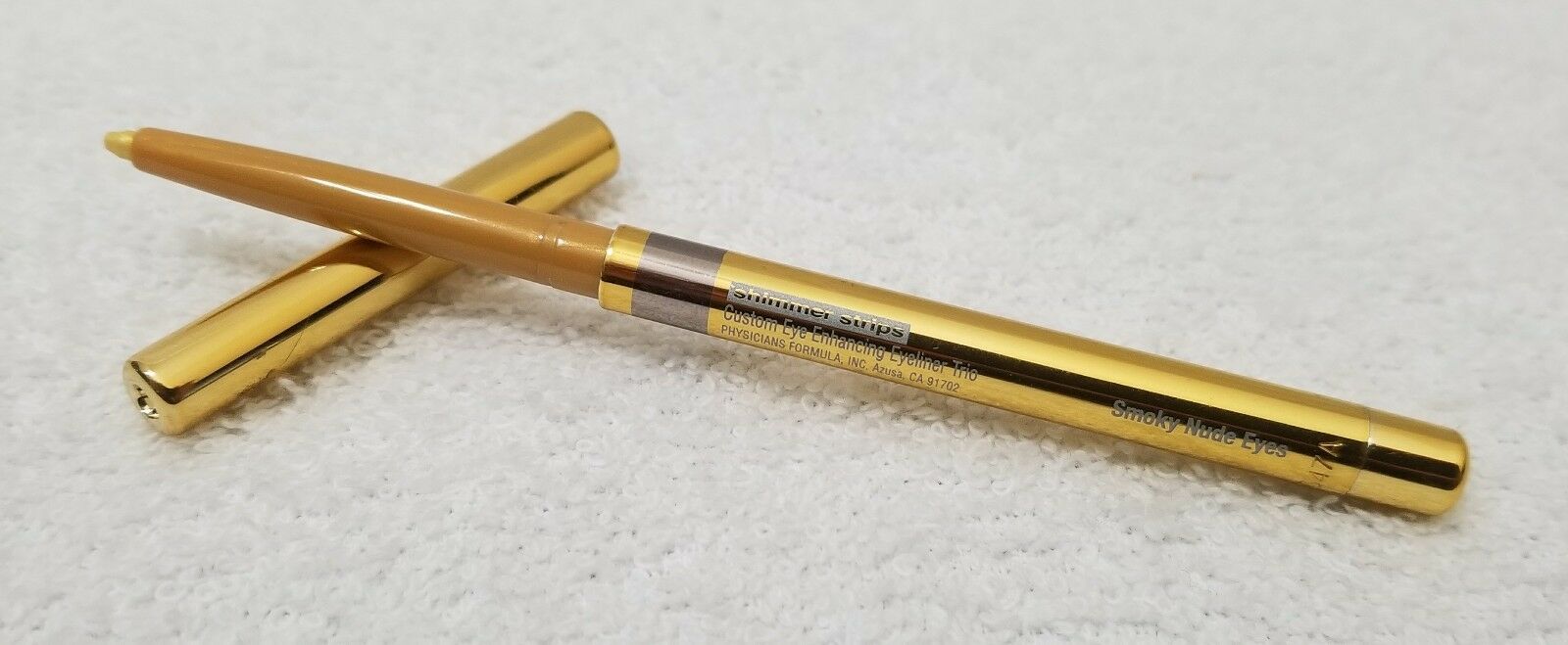 Physicians Formula SMOKY NUDE EYES Gold Shimmer Strips Eyeliner Custom E... - $9.89