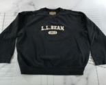 L.L. Bean Crewneck Sweatshirt Mens Extra Large Faded Black Cotton Patch ... - $23.75