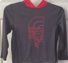 The North Face Boys size XS 6 Gray and Red FLASHDRY Hoodie - £15.62 GBP