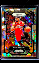 2023 2023-24 Panini Prizm Cracked Ice #225 Gabe Vincent Los Angeles Lakers Card - £2.27 GBP