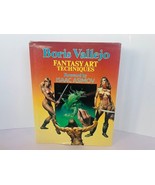 Boris Vallejo Fantasy Art Techniques Book 1985 Nude Naked Conan Warrior ... - $64.35