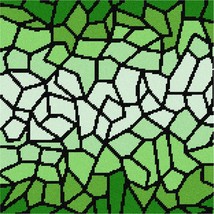 Pepita Needlepoint kit: Ombre Stained Glass Greens, 12&quot; x 12&quot; - £106.41 GBP+