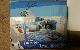 Disney Frozen Olaf 3 PieceTwin/Single Size Sheet Set - £26.09 GBP