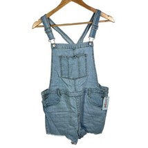 Cat And Jack Girls Overalls Light Wash-Shorts Color Light Blue Size XL(1... - $11.30