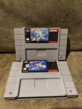 Mega Man X2 And Mega Man X SNES Cartridge Only Authentic  Tested Super N... - $198.00