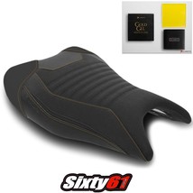 Suzuki Hayabusa Seat Cover and gel 2021-2023 Luimoto Black Orange Tec-Grip Suede - £240.90 GBP