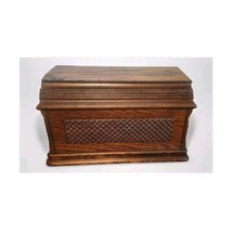 Antique Singer Treadle Sewing Machine Wood Cover Top Coffin - £75.14 GBP