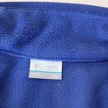 Columbia AL1302 Women's Blue Pullover Fleece Sweater 1/4 Snap Button Size 2XL  image 3