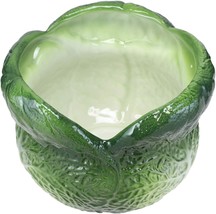 Ebros 7.25&quot;H Ceramic Gourmet Green Savoy Cabbage Utensil Holder Or Flowe... - $32.99