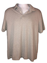Untuckit Shirt Mens Large Polo Gray Pima Cotton Short Sleeve - $16.72