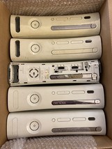 5 Microsoft XBOX 360 SYSTEM/CONSOLE LOT-- BROKEN - PARTS/AS-IS - $54.00