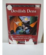 *Damaged* Devilish Dens A D20 Dnd RPG Adventure Accessory Sourcebook - $9.85 CAD
