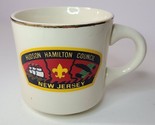 Boy Scouts NJ Hudson Hamilton Council Mug Coffee Cup USA 1960s - £11.65 GBP