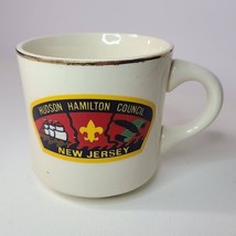 Boy Scouts NJ Hudson Hamilton Council Mug Coffee Cup USA 1960s - £11.47 GBP