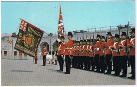 Postcard Regimental Colour Old Fort Henry Kingston Ontario - $2.85