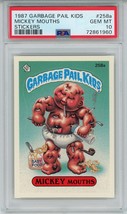 1987 Topps OS7 Garbage Pail Kids Series 7 Mickey Mouths 258a Card Psa 10 Gem Mnt - £97.72 GBP