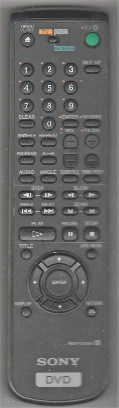 Sony DVD Remote Model # RMT-D109A - $5.94