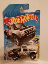 87 DODGE D100 K&amp;N 2020 Hot Wheels #128 Toy Truck Silver Speed Graphics Series - £7.48 GBP