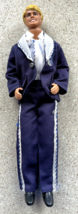 VTG Ken Doll Purple Tuxedo Suit Jacket Pants Shirt Shoes Barbie Vintage No Doll - £12.76 GBP